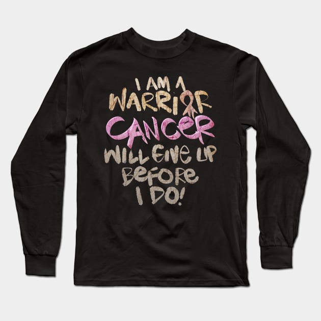 Cancer Awareness Long Sleeve T-Shirt by TheBestHumorApparel